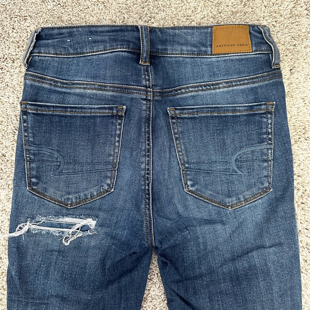 American eagle hi-rise jegging crop